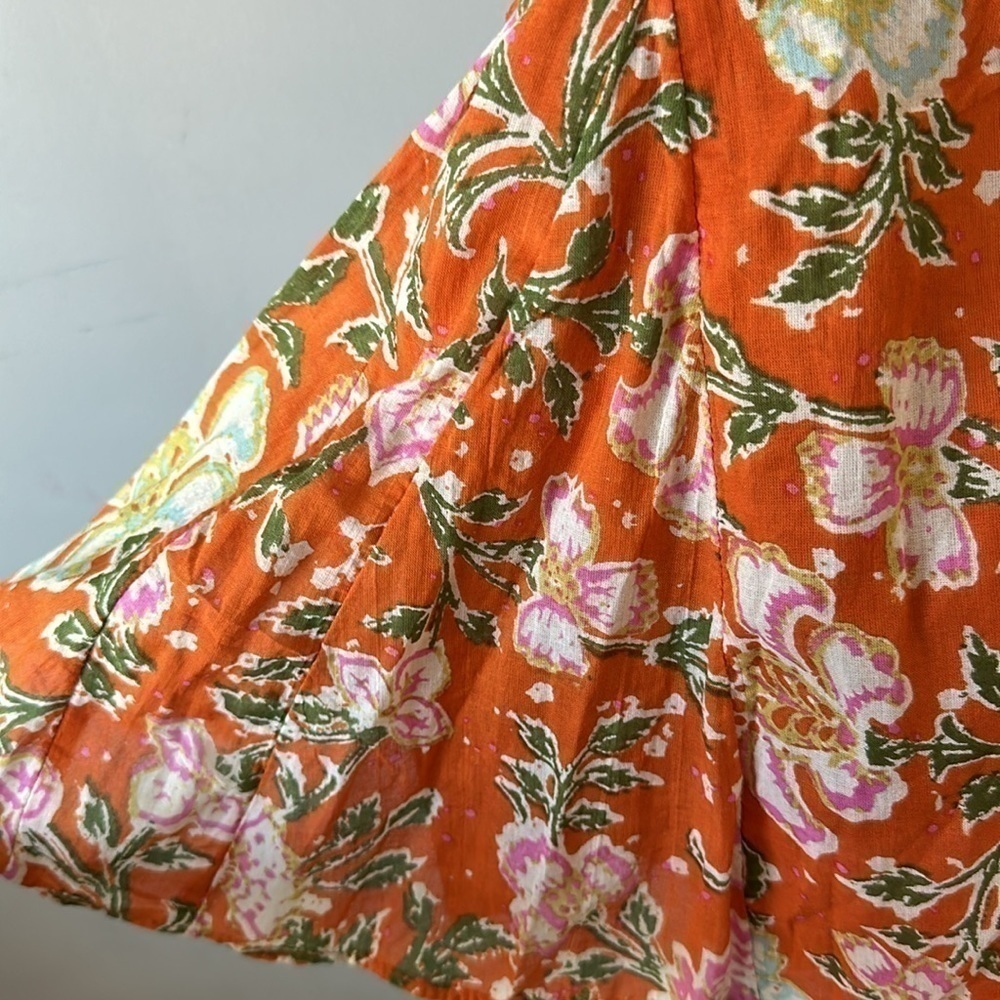 Free People End Of The Island Godet Skirt size 8 - Picture 7 of 16